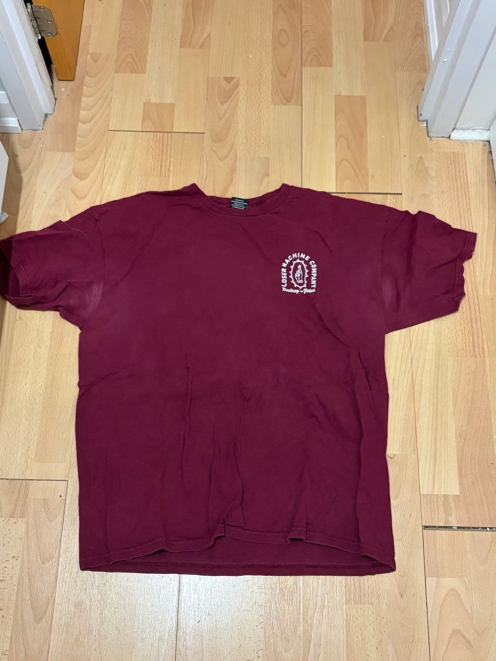 Burgandy loser machine compagny Short-Sleeve Graphic T-Shirt